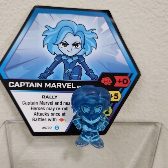 RARE CAPTAIN MARVEL INFINITY Funko Marvel Battleworld Series 1 Mini Hero Mystery - Picture 1 of 5